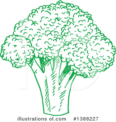 Royalty-Free (RF) Vegetable Clipart Illustration by Vector Tradition SM - Stock Sample #1388227