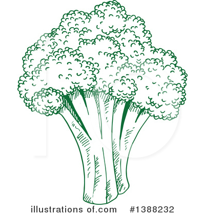 Royalty-Free (RF) Vegetable Clipart Illustration by Vector Tradition SM - Stock Sample #1388232