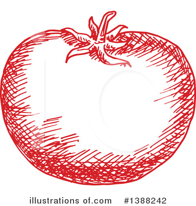 Royalty-Free (RF) Vegetable Clipart Illustration by Vector Tradition SM - Stock Sample #1388242