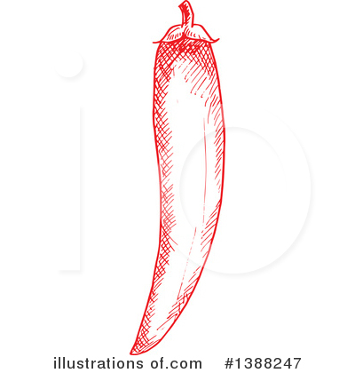 Royalty-Free (RF) Vegetable Clipart Illustration by Vector Tradition SM - Stock Sample #1388247
