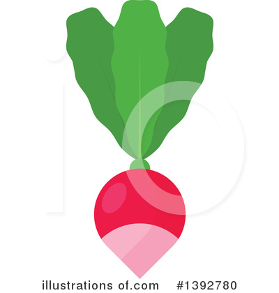 Radish Clipart #1392780 by Vector Tradition SM
