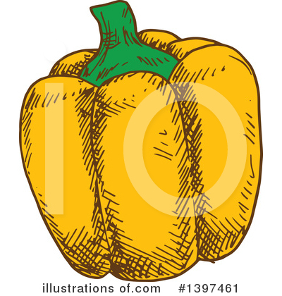 Bell Pepper Clipart #1397461 by Vector Tradition SM