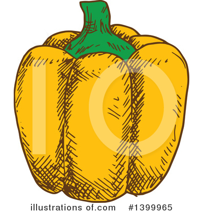 Bell Pepper Clipart #1399965 by Vector Tradition SM