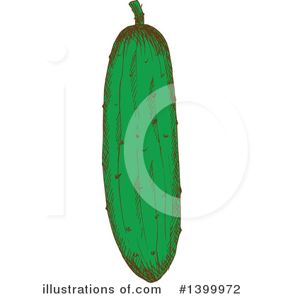 Cucumber Clipart #1399972 by Vector Tradition SM