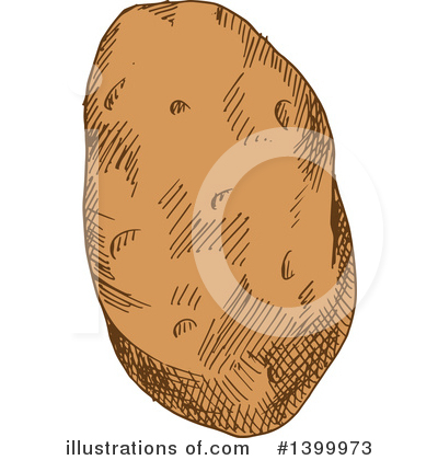 Potato Clipart #1399973 by Vector Tradition SM