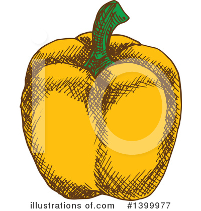 Royalty-Free (RF) Vegetable Clipart Illustration by Vector Tradition SM - Stock Sample #1399977