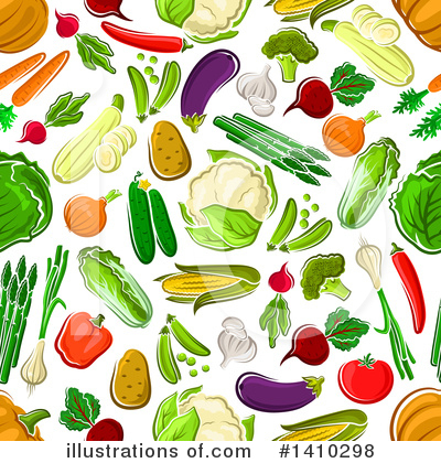 Green Onions Clipart #1410298 by Vector Tradition SM