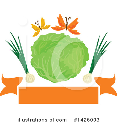 Green Onions Clipart #1426003 by Vector Tradition SM
