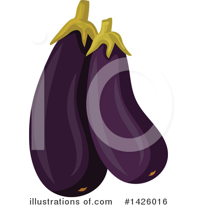 Eggplant Clipart #1426016 by Vector Tradition SM