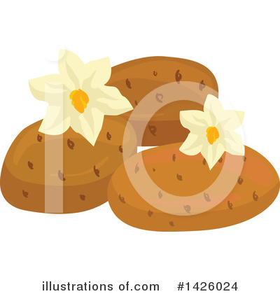 Blossoms Clipart #1426024 by Vector Tradition SM