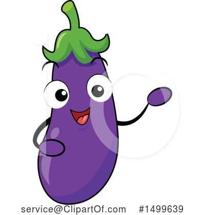 Eggplant Clipart #1499639 by BNP Design Studio