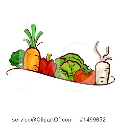 Veggies Clipart #1499652 by BNP Design Studio