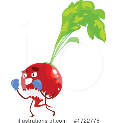 Radish Clipart #1722775 by Vector Tradition SM
