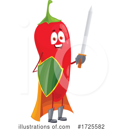 Chili Clipart #1725582 by Vector Tradition SM