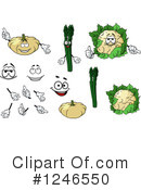 Vegetables Clipart #1246550 by Vector Tradition SM