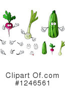 Vegetables Clipart #1246561 by Vector Tradition SM