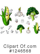 Vegetables Clipart #1246568 by Vector Tradition SM