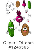 Vegetables Clipart #1246585 by Vector Tradition SM