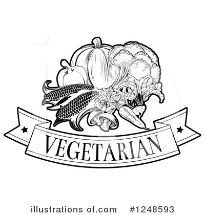 Vegetarian Clipart #1248593 by AtStockIllustration
