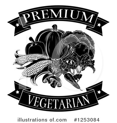 Vegetarian Clipart #1253084 by AtStockIllustration