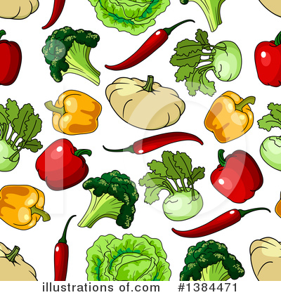 Red Bell Pepper Clipart #1384471 by Vector Tradition SM