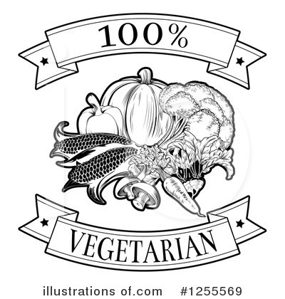Vegetarian Clipart #1255569 by AtStockIllustration