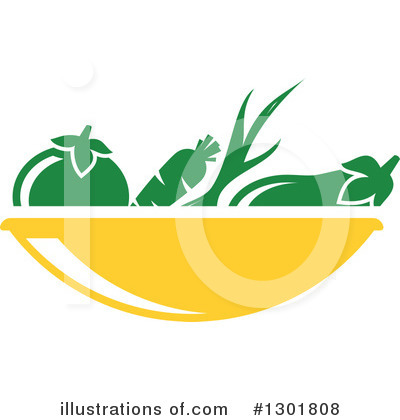Veggies Clipart #1301808 by Vector Tradition SM
