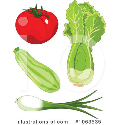Royalty-Free (RF) Veggies Clipart Illustration by Pushkin - Stock Sample #1063535