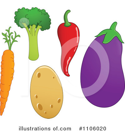 Eggplant Clipart #1106020 by yayayoyo