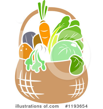 Royalty-Free (RF) Veggies Clipart Illustration by BNP Design Studio - Stock Sample #1193654