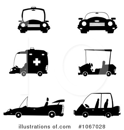 Cop Car Clipart #1067028 by Hit Toon
