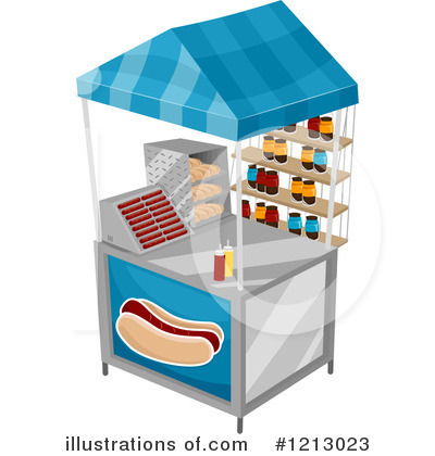Hot Dogs Clipart #1213023 by BNP Design Studio