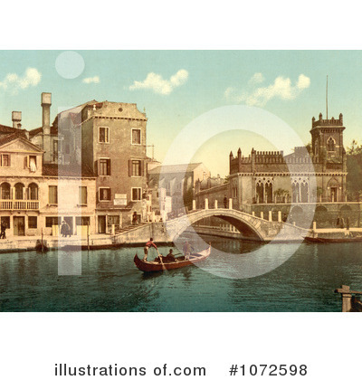 Royalty-Free (RF) Venice Clipart Illustration by JVPD - Stock Sample #1072598