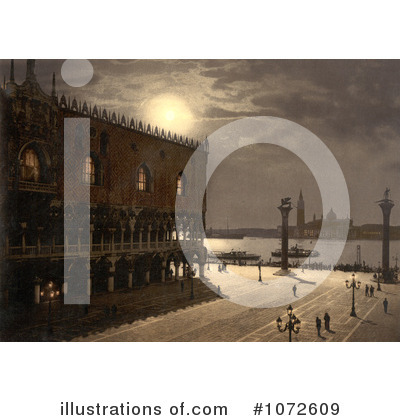 Royalty-Free (RF) Venice Clipart Illustration by JVPD - Stock Sample #1072609