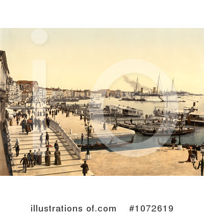 Royalty-Free (RF) Venice Clipart Illustration by JVPD - Stock Sample #1072619