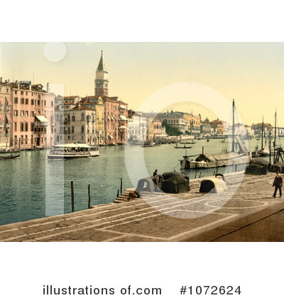 Royalty-Free (RF) Venice Clipart Illustration by JVPD - Stock Sample #1072624