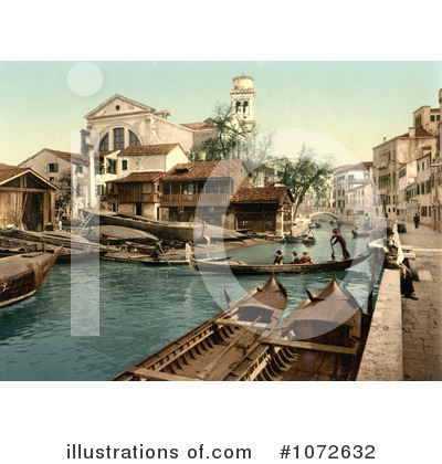 Royalty-Free (RF) Venice Clipart Illustration by JVPD - Stock Sample #1072632