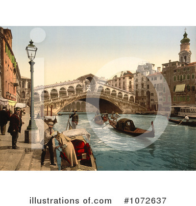 Royalty-Free (RF) Venice Clipart Illustration by JVPD - Stock Sample #1072637