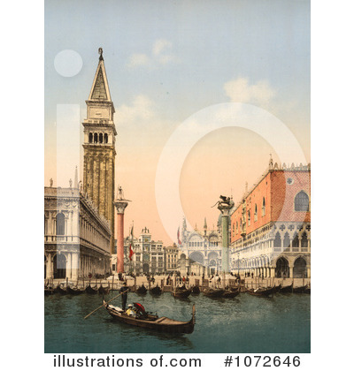 Royalty-Free (RF) Venice Clipart Illustration by JVPD - Stock Sample #1072646