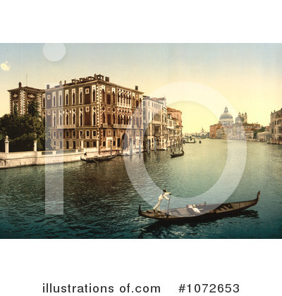 Royalty-Free (RF) Venice Clipart Illustration by JVPD - Stock Sample #1072653