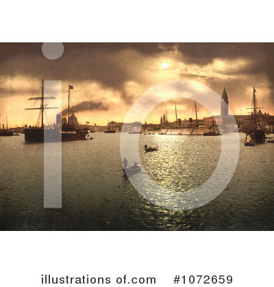 Royalty-Free (RF) Venice Clipart Illustration by JVPD - Stock Sample #1072659