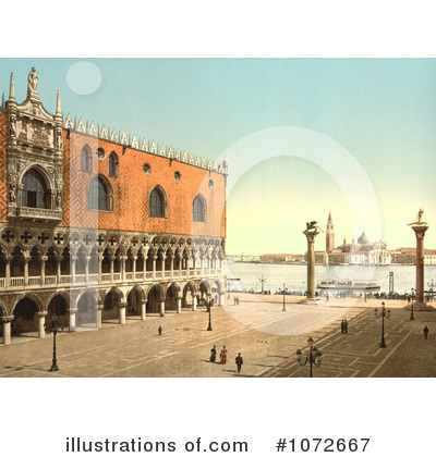 Royalty-Free (RF) Venice Clipart Illustration by JVPD - Stock Sample #1072667