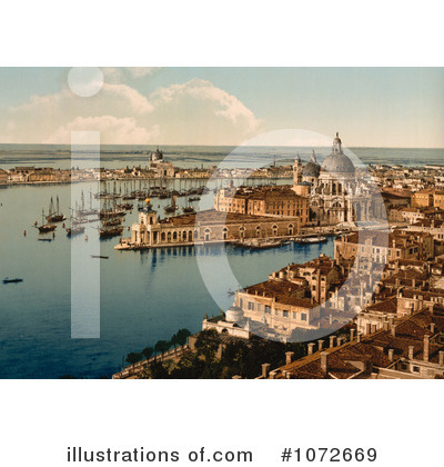 Royalty-Free (RF) Venice Clipart Illustration by JVPD - Stock Sample #1072669