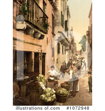 Royalty-Free (RF) Venice Clipart Illustration by JVPD - Stock Sample #1072948