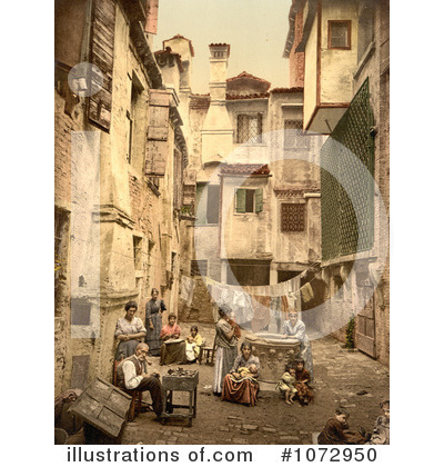 Royalty-Free (RF) Venice Clipart Illustration by JVPD - Stock Sample #1072950