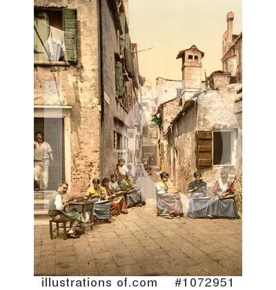 Royalty-Free (RF) Venice Clipart Illustration by JVPD - Stock Sample #1072951
