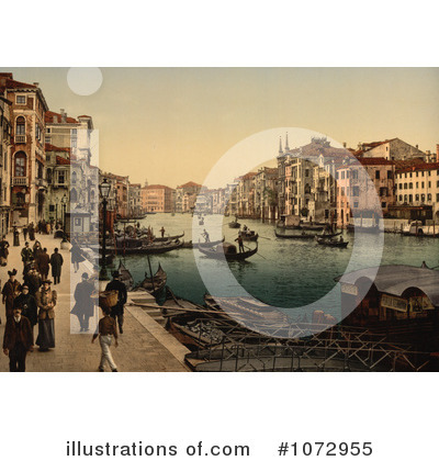 Royalty-Free (RF) Venice Clipart Illustration by JVPD - Stock Sample #1072955
