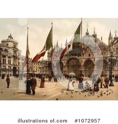 Royalty-Free (RF) Venice Clipart Illustration by JVPD - Stock Sample #1072957