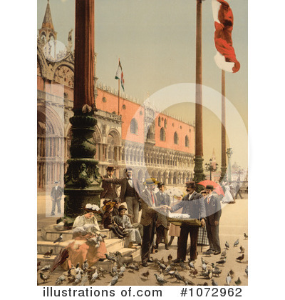 Royalty-Free (RF) Venice Clipart Illustration by JVPD - Stock Sample #1072962