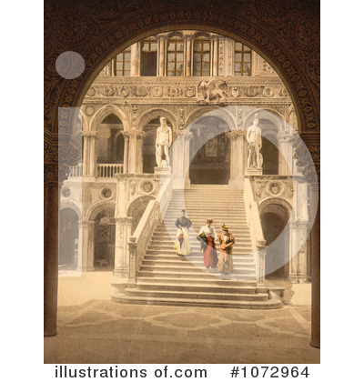 Royalty-Free (RF) Venice Clipart Illustration by JVPD - Stock Sample #1072964